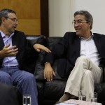Marcelo Déda recebe visita do vicepresidente nacional do PSC -