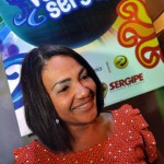 Público e artistas aprovam a Arena Multicultural no Verão Sergipe 2011 - O casal de baianos Carlos Santana e Laudicéia Figueiredo
