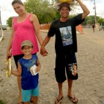 Vítimas da seca em Lourdes e Itabi recebem cestas básicas do Estado - Beneficiária Aparecida Santos