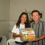 Vítimas da seca em Lourdes e Itabi recebem cestas básicas do Estado - Beneficiária Aparecida Santos