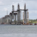 Obras da ponte Gilberto Amado seguem em ritmo acelerado -