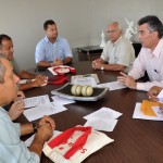 Secretário visita sede do Cosems e conversa com secretários municipais - Fotos: Fabiana Costa (Ascom/SES)