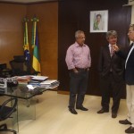Governador reúnese com Carlos Alberto Menezes e formaliza apoio à sua candidatura ao STJ - O vicegovernador Jackson Barreto