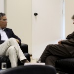 o advogado Carlos Alberto Menezes e o governador Marcelo Déda