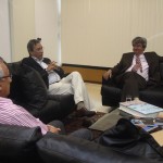 o advogado Carlos Alberto Menezes e o governador Marcelo Déda