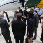 Governador recepciona Dilma Rousseff no aeroporto de Aracaju -