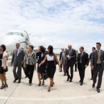 Governador recepciona Dilma Rousseff no aeroporto de Aracaju -