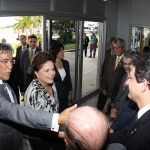 Governador recepciona Dilma Rousseff no aeroporto de Aracaju -