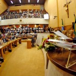 Déda faz a leitura da mensagem do Governo na abertura dos trabalhos legislativos em 2011 -