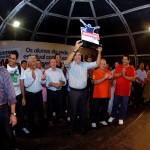 Governador Marcelo Déda festeja a aprovação de mais de 3 mil alunos da rede pública nos vestibulares -