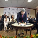 Governador Marcelo Déda empossa oficialmente sete novos secretários  - Foto: Marcos Rodrigues/ASN