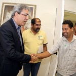 Déda recebe representantes da Central dos Trabalhadores do Brasil -
