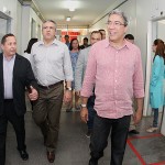 Déda e ministro visitam o Centro de Retaguarda em Epidemias -