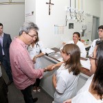 Déda e ministro visitam o Centro de Retaguarda em Epidemias -
