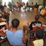 Oficinas de percussão e reciclagem começam a agitar o Verão Sergipe - Fotos: Fabiana Costa/Secult