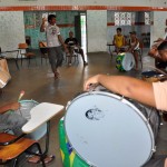 Oficinas de percussão e reciclagem começam a agitar o Verão Sergipe - Fotos: Fabiana Costa/Secult