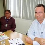 Seagri e Emdagro se reúnem para discutir ações de desenvolvimento do meio rural - Secretário José Sobral discursa diante de dirigentes e técnicos da Emdagro / Foto: Ascom/Emdagro