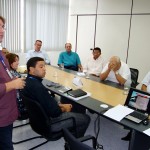 Seagri e Emdagro se reúnem para discutir ações de desenvolvimento do meio rural - Secretário José Sobral discursa diante de dirigentes e técnicos da Emdagro / Foto: Ascom/Emdagro