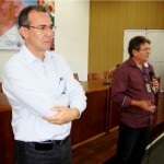 Seagri e Emdagro se reúnem para discutir ações de desenvolvimento do meio rural - Secretário José Sobral discursa diante de dirigentes e técnicos da Emdagro / Foto: Ascom/Emdagro