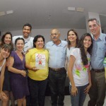 Secretário da Saúde realiza visita ao Conselho Regional de Enfermagem - Antônio Carlos cumprimenta o grupo 'Anjos da Enfermagem'