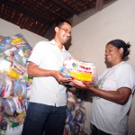 Estado prossegue com doações de cestas de alimentos em Itabi e Lourdes - A dona de casa e moradora de Itabi