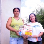 4 mil cestas em Frei Paulo e N. Sra. Aparecida - Fotos: Edinah Mary/Seides
