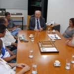 João Andrade recebe sindicalistas em audiência - Foto: Ascom/Sefaz