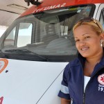 Primeira condutora de viatura do Samu abre novo espaço para mulheres - Fotos: Fabiana Costa/SES