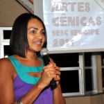 Secretária participa de evento sobre artes cênicas no Sesc - A secretária de Estado da Cultura