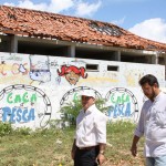 Secretário visita obras na Atalaia Nova e anuncia reforma da Praça do Hidroviário - O secretário de Estado da Infraestrutura