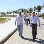 Secretário visita obras na Atalaia Nova e anuncia reforma da Praça do Hidroviário - O secretário de Estado da Infraestrutura