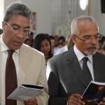 Déda celebra os 156 anos de Aracaju em missa no Santo Antônio - Fotos: Marco Vieira/ASN