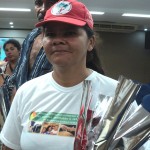 Mulheres do MST doam sangue e são homenageadas pelo 8 de março - A palestra foi ministrada pela assistente social do Hemose