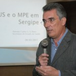 Secretário apresenta avanços do SUS em SE durante palestra no MP - O secretário de Estado da Saúde