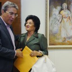 Déda recebe visita da presidente do TCE