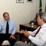 o governador Marcelo Déda e o prefeito de Aracaju
