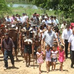 Déda é recebido com festa pelos índios xocós ao entregar a restauração da Igreja de São Pedro   - Foto: Mario Sousa