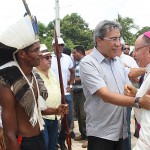 Déda é recebido com festa pelos índios xocós ao entregar a restauração da Igreja de São Pedro   - Foto: Mario Sousa