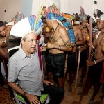 Déda é recebido com festa pelos índios xocós ao entregar a restauração da Igreja de São Pedro   - Foto: Mario Sousa