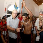 Déda é recebido com festa pelos índios xocós ao entregar a restauração da Igreja de São Pedro   - Foto: Mario Sousa