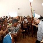 Déda é recebido com festa pelos índios xocós ao entregar a restauração da Igreja de São Pedro   - Foto: Mario Sousa