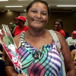 Mulheres do MST doam sangue e são homenageadas pelo 8 de março - A palestra foi ministrada pela assistente social do Hemose