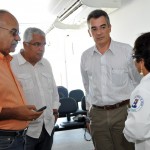 Secretários de Saúde do Estado e de Aracaju realizam visita ao HU - O secretário adjunto de Estado da Saúde