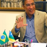 Governador recebe visita da nova mesa diretora da Assembleia Legislativa - O governador Marcelo Déda