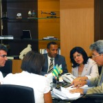 Governador recebe visita da nova mesa diretora da Assembleia Legislativa - O governador Marcelo Déda