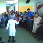 Oncologia do Huse realiza reflexão sobre Semana da Água - Fotos: Fabiana Costa/SES