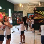 Alunos visitam exposição da Semarh no Museu de Xingó - Fotos: Ascom/Semarh
