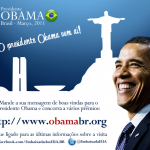 Consed promove concurso de boasvindas ao presidente dos Estados Unidos - Imagem: Divulgação