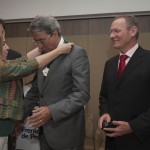 Déda recebe de prefeitos de todo o Brasil a Medalha Célio de Castro - O governador Marcelo Déda com o prefeito de Aracaju Edvaldo Nogueira e o deputado Almeida Lima