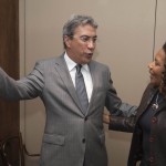 Déda recebe de prefeitos de todo o Brasil a Medalha Célio de Castro - O governador Marcelo Déda com o prefeito de Aracaju Edvaldo Nogueira e o deputado Almeida Lima